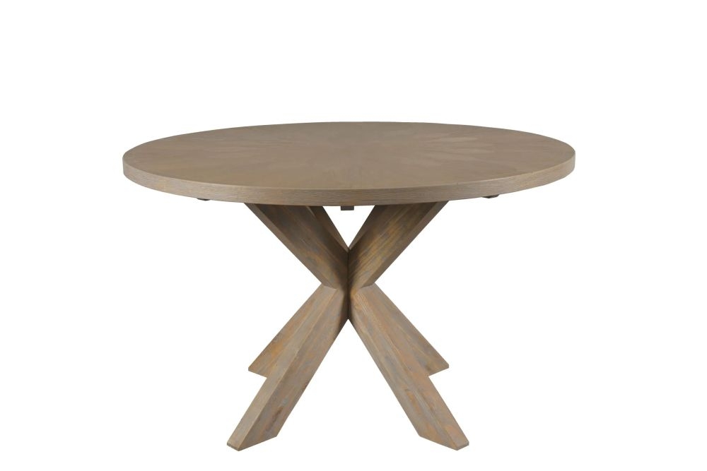 Product photograph of Preston Oak 120cm Round Dining Table - 4 Seater from Choice Furniture Superstore.